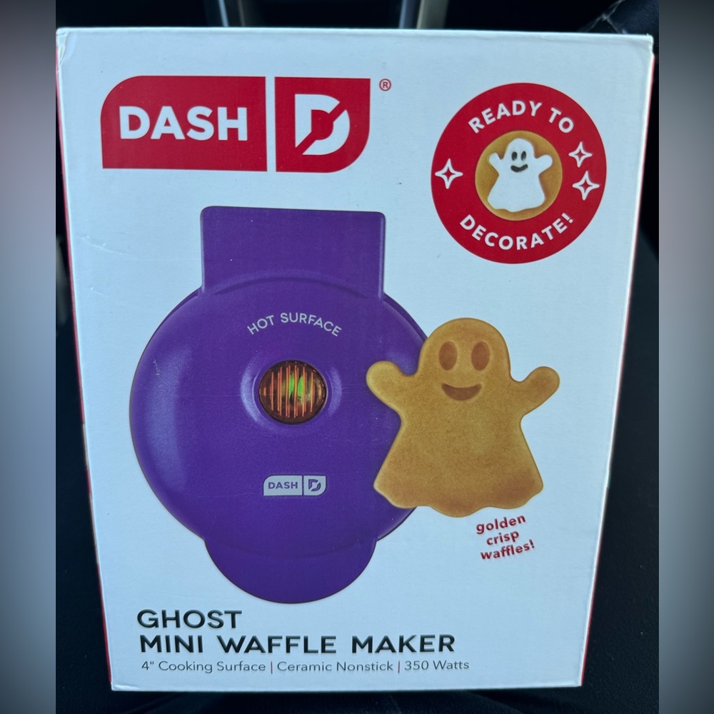 Dash Ghost Mini Waffle Maker